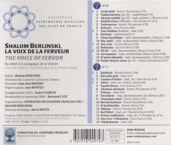Shalom Berlinski, the song from the heart - Institut Européen des